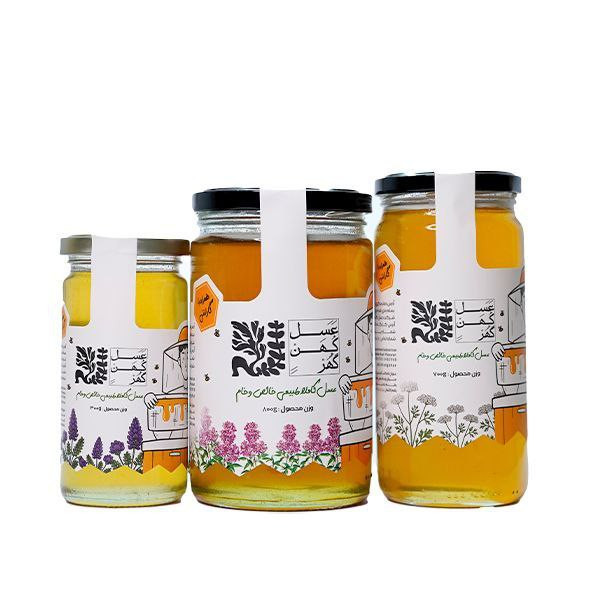 پک هدیه به پدر و مادر عسل طبیعی